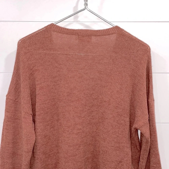 Nation LTD Bijou Adobe Pink Alpaca Blend Sweater Size XS - Picture 12 of 15
